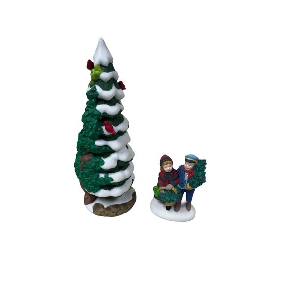 Dept 56 "The Holly and the Ivy" Heritage Village Collection Christmas Figurines - Picture 1 of 8